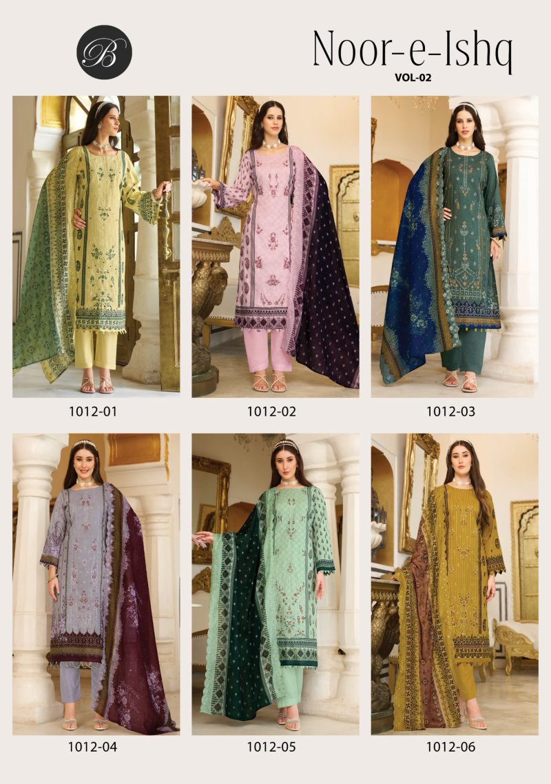 Noor E Ishq Vol 2 By Belliza Cotton Dress Material
